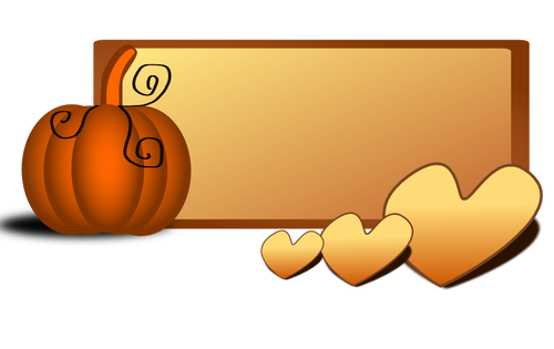 Fall border vector image