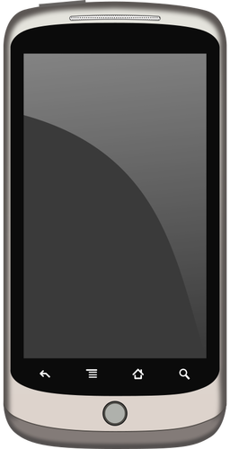 Touchscreen telefon vector imagine