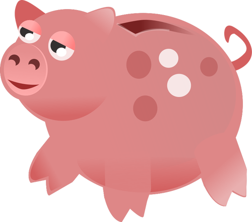 Piggy Bank Vector Art