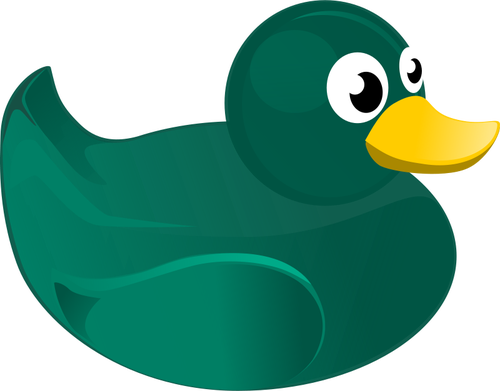 Rubber duck vector drawing
