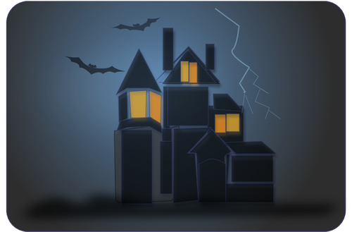 House of ghosts vector image