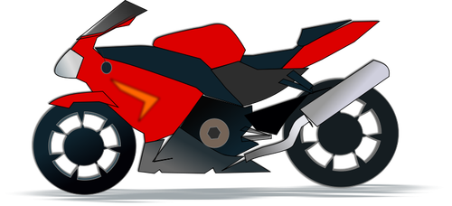 Motorbike vector image