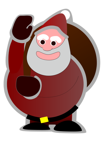 Sweet Santa Claus vector