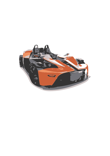 Sports car vector clip art