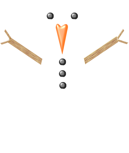 Vector de muñeco de nieve