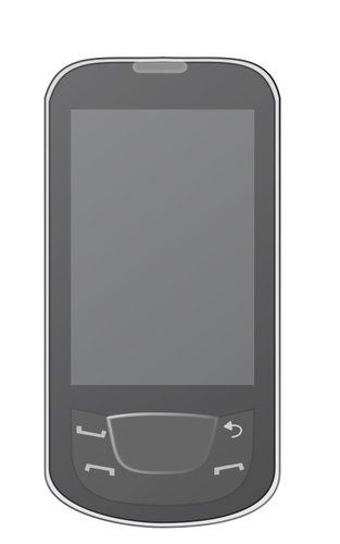 Ilustración de vector smartphone Android