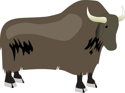 Illustration vectorielle de Yak