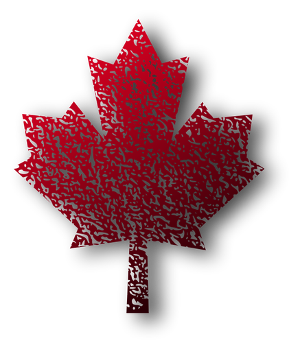 Canadian Maple Leaf vector drawing