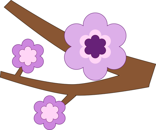 Fioletowy kwiat
