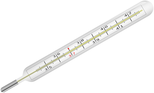 Termometer vektor gambar