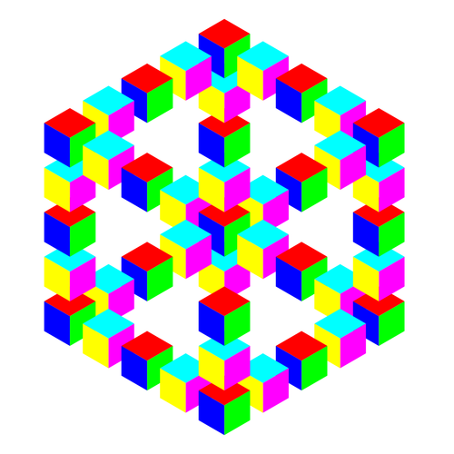 Шестиугольник куб
