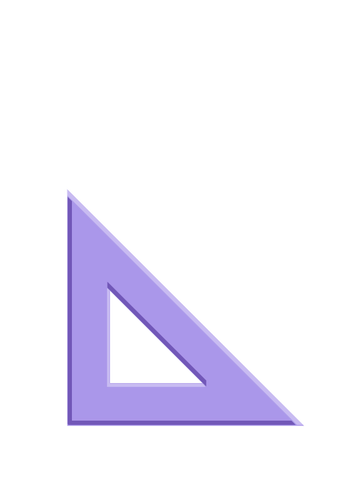 Vector image of set square