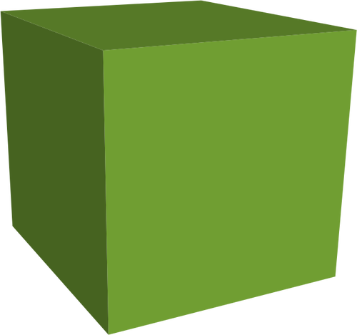 Зеленый куб