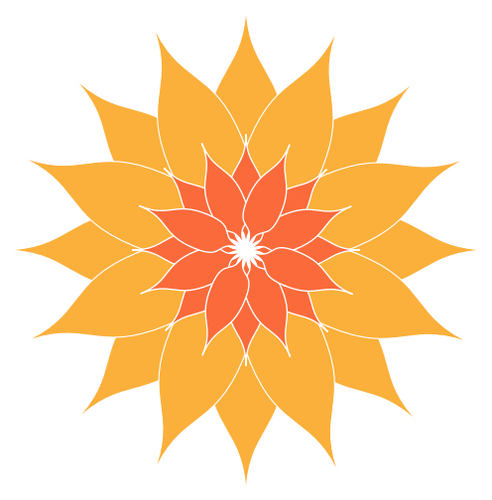 Orange flower image