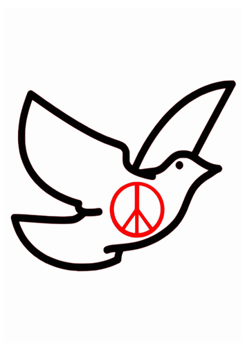 शांति वेक्टर के कबूतर