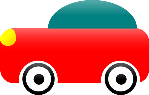 Ilustración de vector de coche de juguete