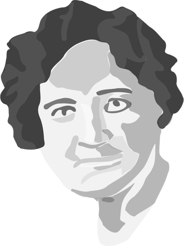 Nellie McClungu vektorový portrét