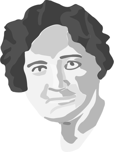 Nellie McClung vector portrait