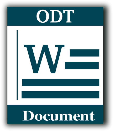 Ordbehandling web vektor icon