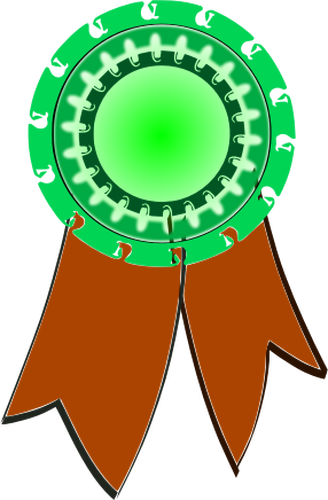 Award ribbon vector image
