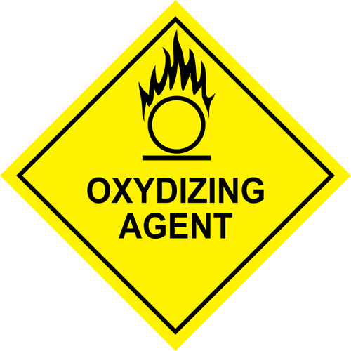 ऑक्सीकरण एजेंट चिह्न
