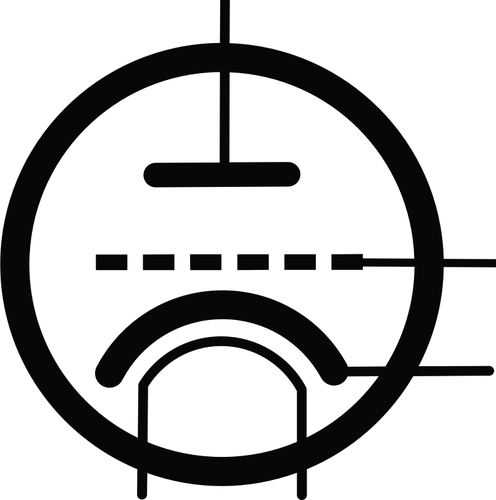 Triode symbool vector afbeelding