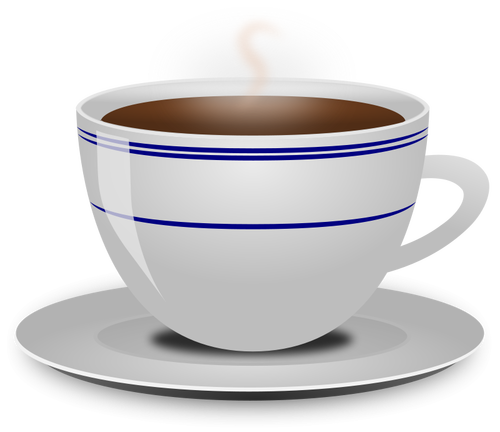 Vector image of cup of coffee