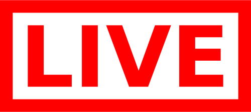 Live-leimavektoripiirustus