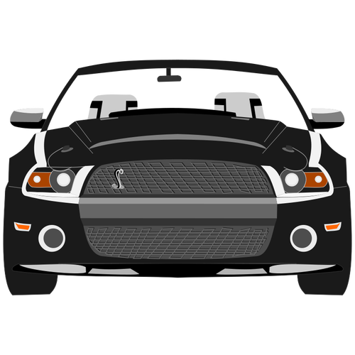 Vector image of sport car