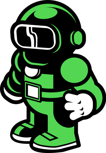 Green spaceman