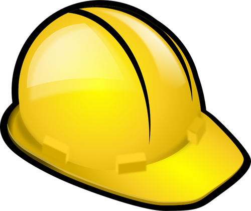 Safety helmet vector clip art