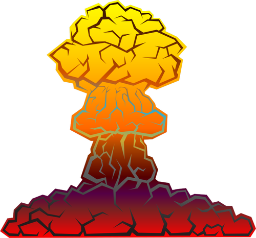 Imagem da explosão nuclear