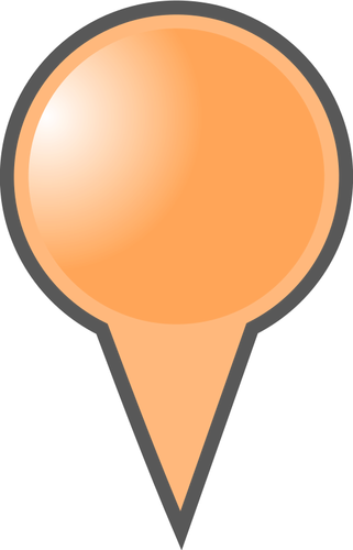 Orange map marker