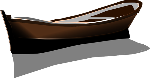 Лодка с отражением