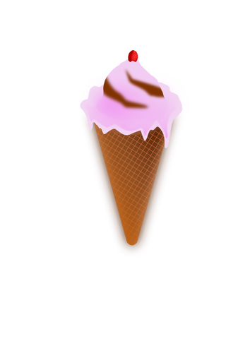 Pink ice-cream