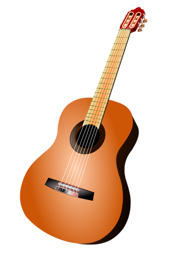 Image vectorielle de guitare classique