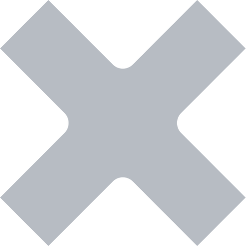 Vector afbeelding van een stop Kruis pictogram