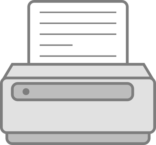 Imprimantă simple vector icon