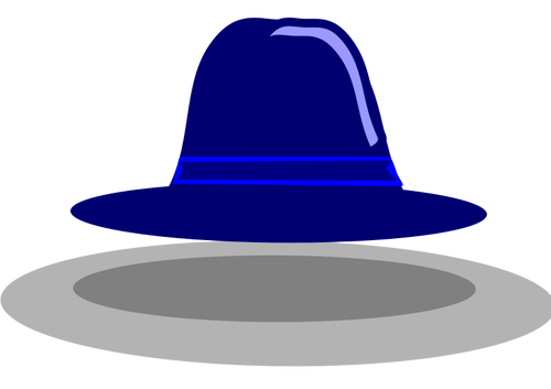 Wide rim hat vector image