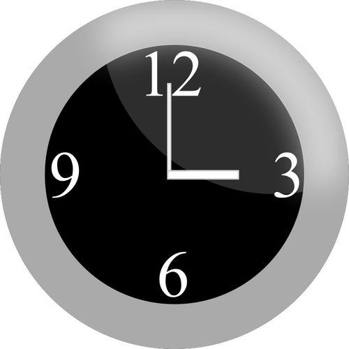 Vector clip art of modern clock