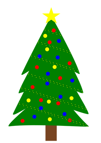 Christmas tree illustration