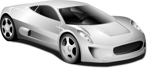 Sports car vector drawing