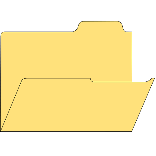 Image vectorielle jaune dictionnaire fermé