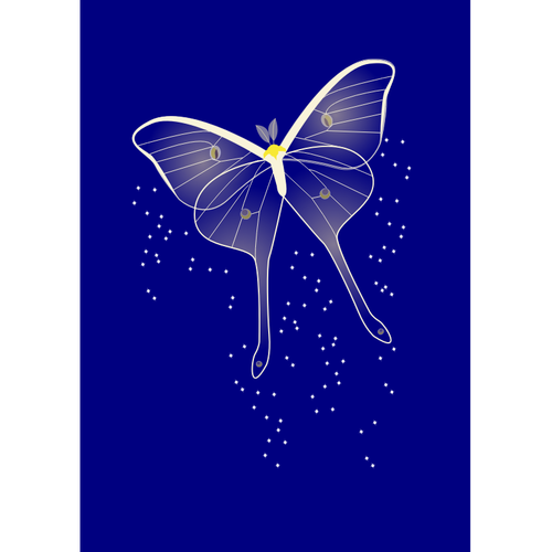 Arte brillante mariposa vector clip