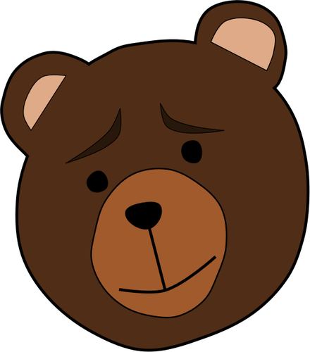 Prediseñadas de vector de llanto oso de peluche