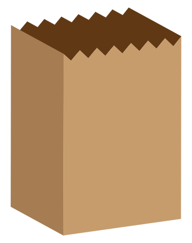 Paper bag vector image