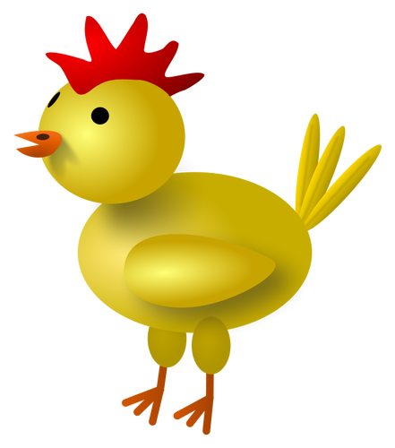 Vector image of chicken