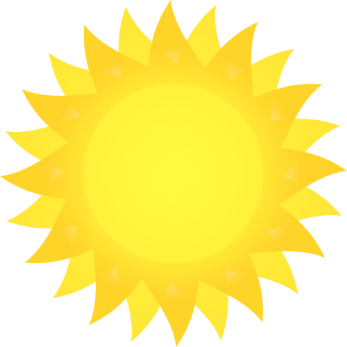 Sun vector image