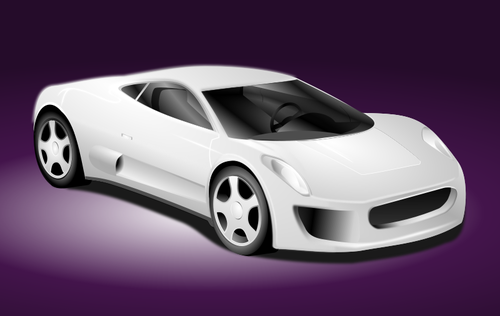 Clipart de voiture de sport vector