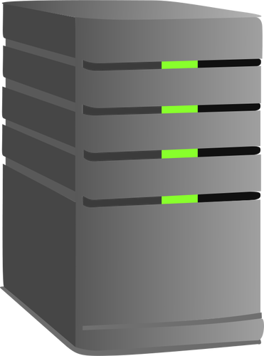 Počítač serveru vektorový obrázek